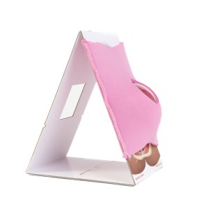 Episiotomy simulator. 5 textile pieces, 1 stand, 1 plastic head.