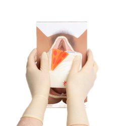 Mediolateral episiotomy repair trainer - patient's right side