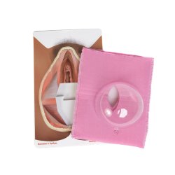 Episiotomy simulator. 5 textile pieces, 1 stand, 1 plastic head.